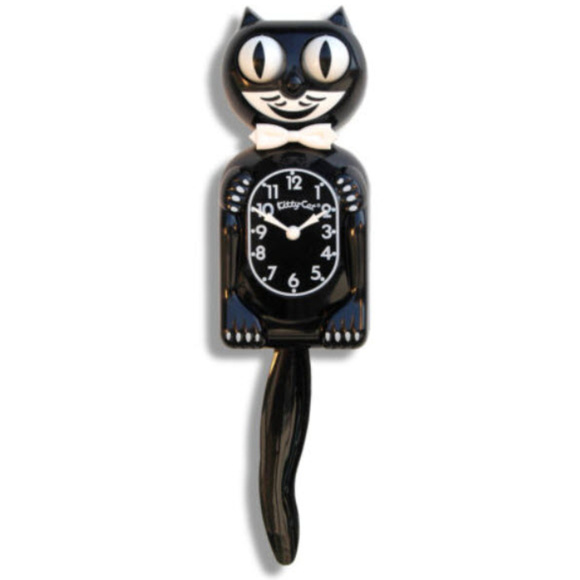 Urban Outfitters Other - Urban Outfitters Classic black kitty-cat Clock